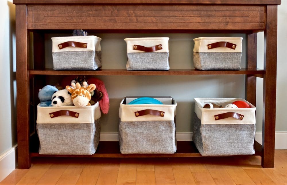 Simple,Easy,Storage,Baskets,For,Living,And,Bedroom,Toy,Clean